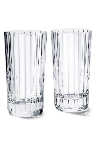 Shop Baccarat Harmonie Set Of 2 Lead Crystal Highball Glasses In Clear