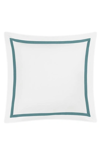 Shop Matouk Lowell Egyptian Cotton Euro Sham In Deep Jade