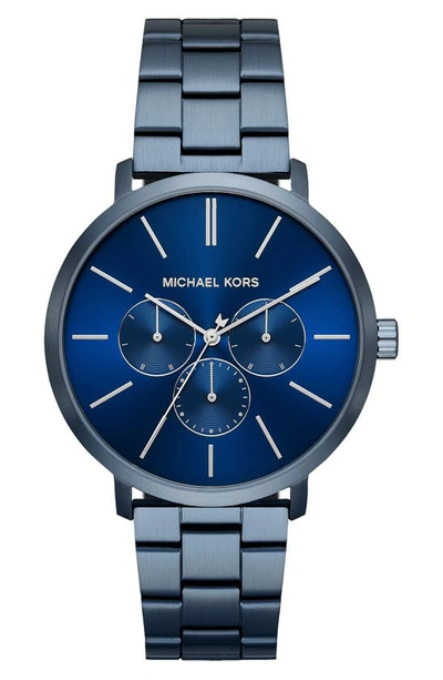 Shop Michael Michael Kors Blake Bracelet Watch, 42mm In Blue