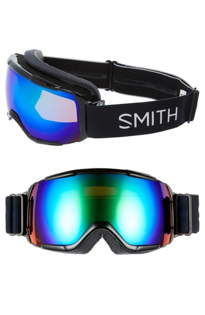 Shop Smith Grom Snow Goggles In Black/ Green