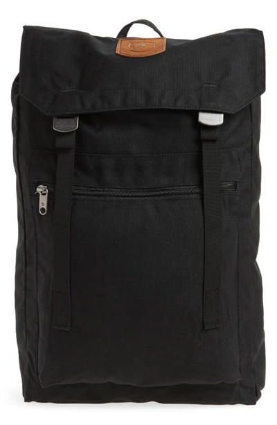 Shop Fjall Raven Foldsack No.1 Water Resistant Backpack In Jet Black