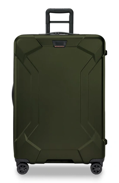 Shop Briggs & Riley Torq 31-inch Large Wheeled Packing Case In Hunter