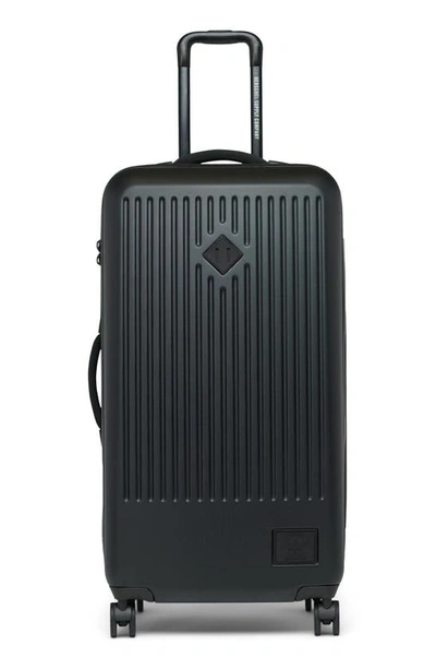 Shop Herschel Supply Co Trade 34-inch Large Wheeled Packing Case In Very Black