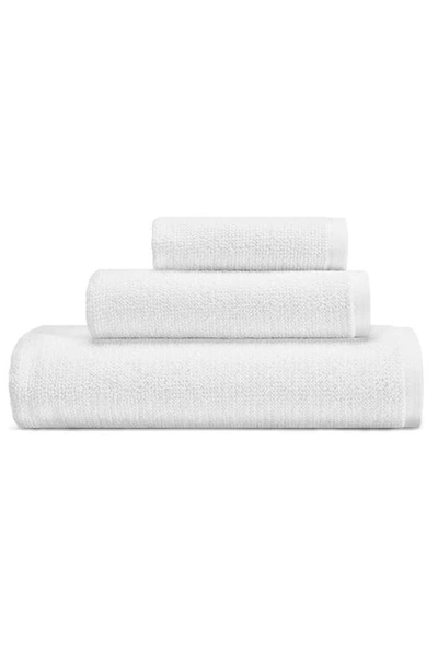 Shop Vera Wang Pure Embrace Bath Towel, Hand Towel & Washcloth Set In White