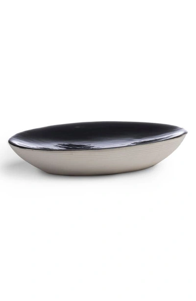 Shop Kassatex Fillmore Soap Dish In Grey