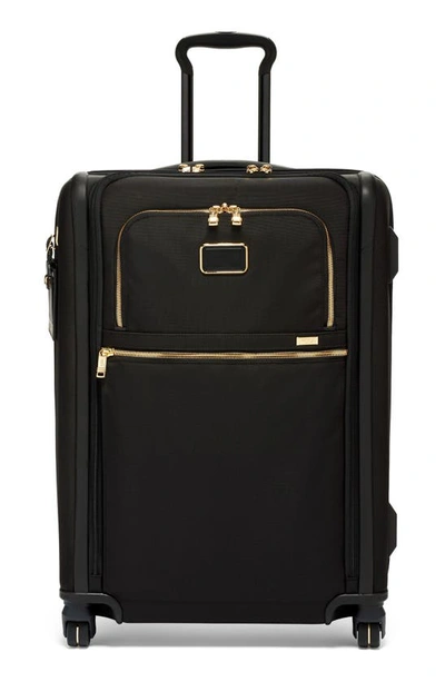 Shop Tumi Short Trip 26-inch Expandable 4-wheel Packing Case In Black/ Gold