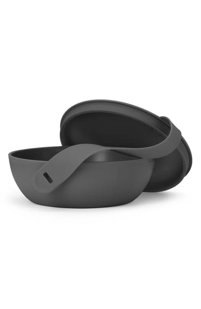 Shop W & P Design Porter Reusable Portable Lidded Bowl In Charcoal