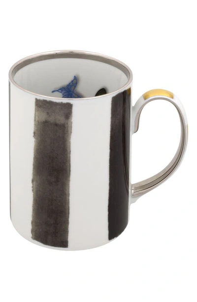 Shop Christian Lacroix Sol Y Sombra Mug In Black And White