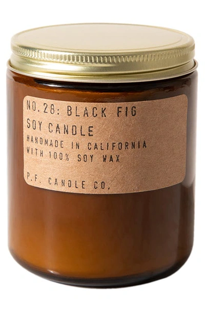 Shop P.f Candle Co. Soy Candle, 7.2 oz In Black Fig