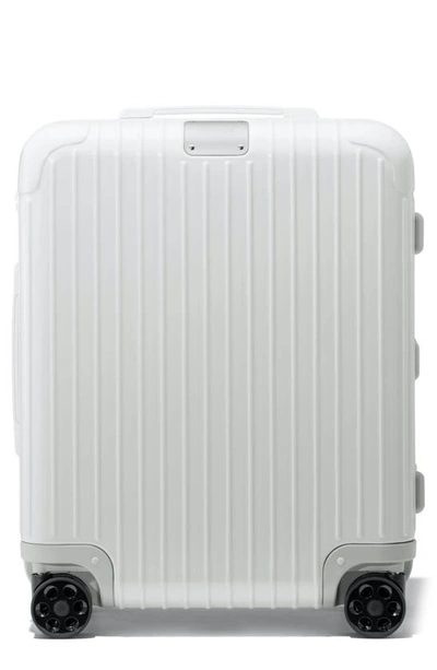 Shop Rimowa Essential Cabin Plus 22-inch Wheeled Carry-on In White