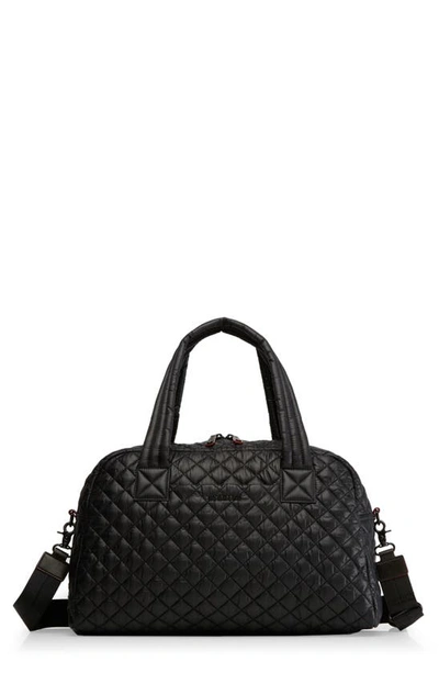 Shop Mz Wallace Jimmy Quilted Nylon Bag In Black