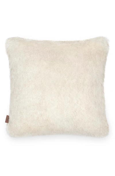 Shop Ugg Firn Faux Fur Pillow In Natural