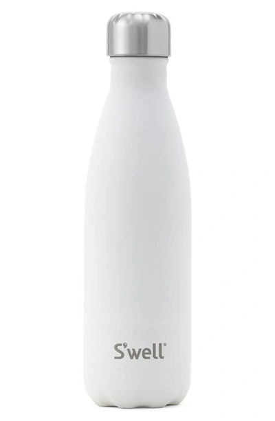 Shop S'well Stone Collection Moonstone 17-ounce Insulated Stainless Steel Water Bottle In White Moonstone