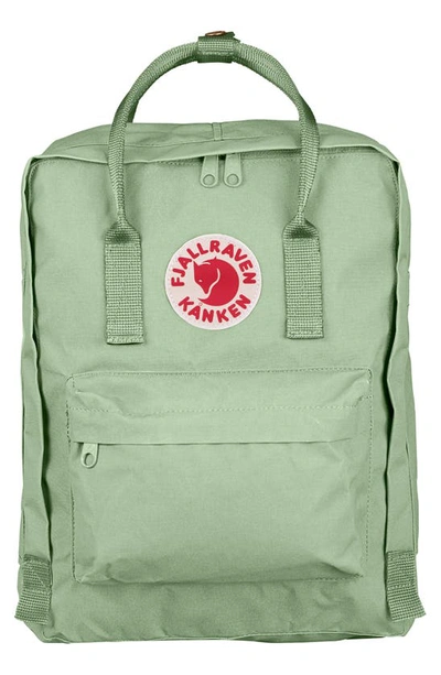 Shop Fjall Raven Kånken Water Resistant Backpack In Mint