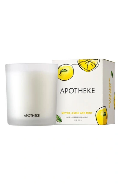 Shop Apotheke Market Candle In Meyer Lemon