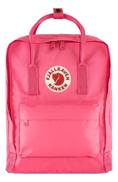 Shop Fjall Raven Kånken Water Resistant Backpack In Flamingo Pink
