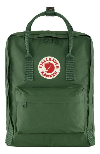 Shop Fjall Raven Kånken Water Resistant Backpack In Spruce Green