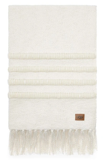 Shop Ugg Alicia Throw Blanket In Natural