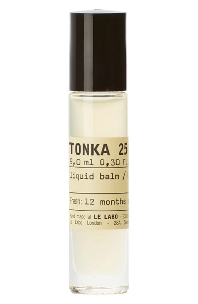 Shop Le Labo Tonka 25 Liquid Balm Fragrance Rollerball