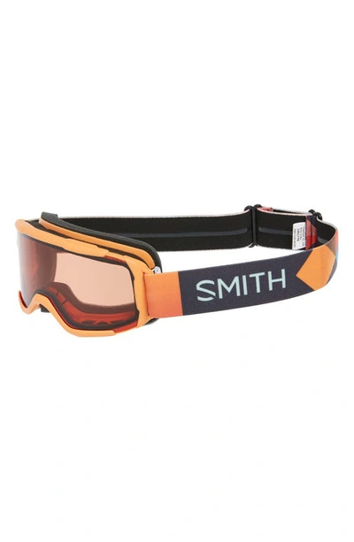 Shop Smith Daredevil Snow Goggles In Habanero Geo/ Rc36