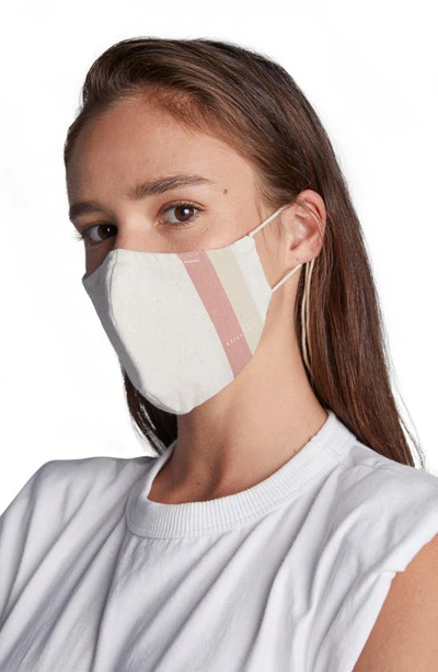 Shop Still Here Adult Face Mask In Beige/ Pink/ Yellow