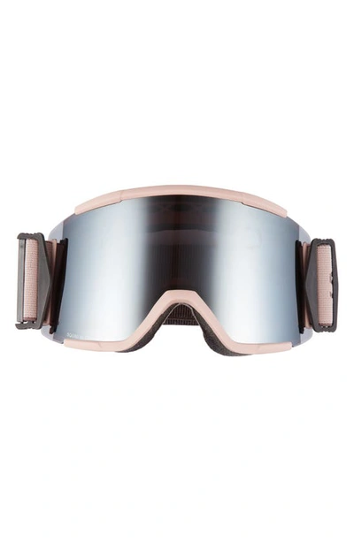 Shop Smith Squad Xl 185mm Snow Goggles In Rock Salt / Tannin/ Platinum