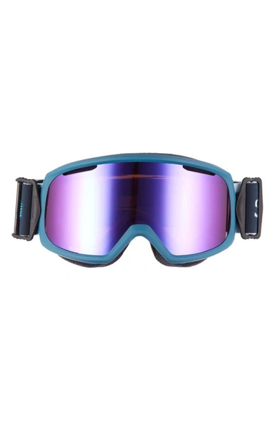 Shop Smith Riot 180mm Chromapop(tm) Snow/ski Goggles In Meridian Ikat/ Everyday Violet