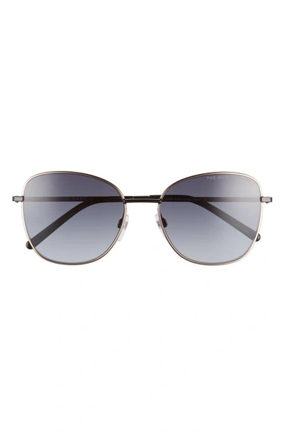 Shop Marc Jacobs 54mm Gradient Lens Square Sunglasses In Black/ Dark Grey Gradient