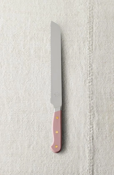 Shop Fivetwo Essential Serrated Knife In Rhubarb