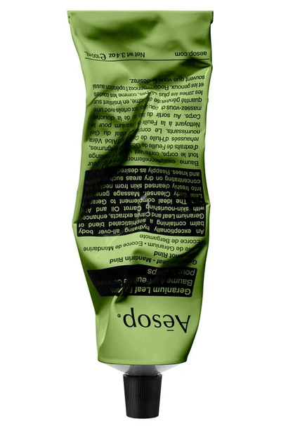 Aesop Geranium Leaf Body Balm Moisturizer, 100 ml In Travel Tube