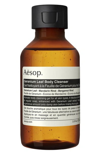 Aesop Geranium Leaf Body Cleanser 3.3 Oz. In Travel