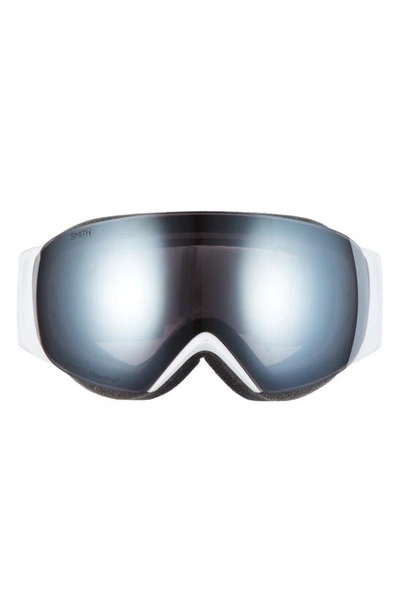 Shop Smith I/o Mag™ S 210mm Snow Goggles In White Vapor/ Sun Platinum