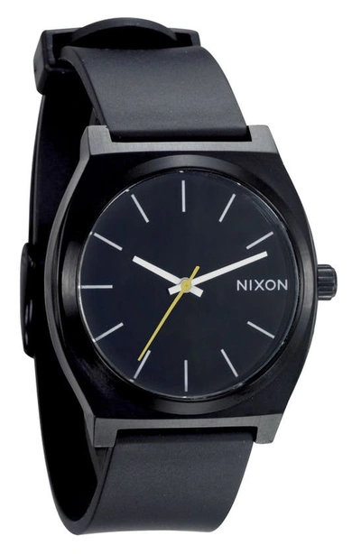Shop Nixon 'the Time Teller' Watch, 40mm In Black