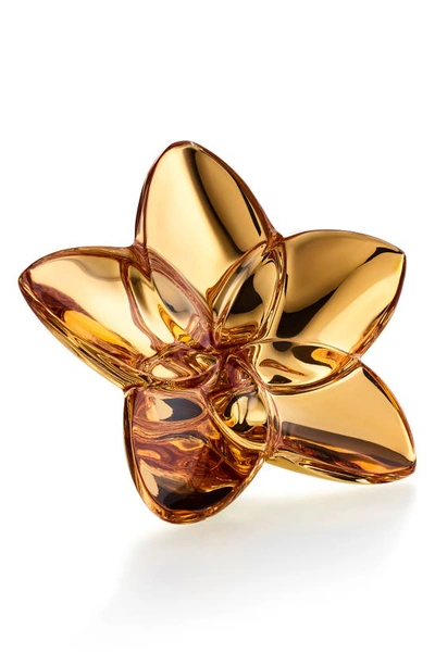 Shop Baccarat Bloom Crystal Flower In 20k Gold