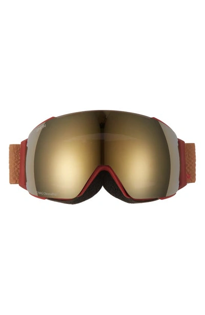 Shop Smith 4d Mag 220mm Special Fit Snow Goggles In Angel Collinson/ Black Gold