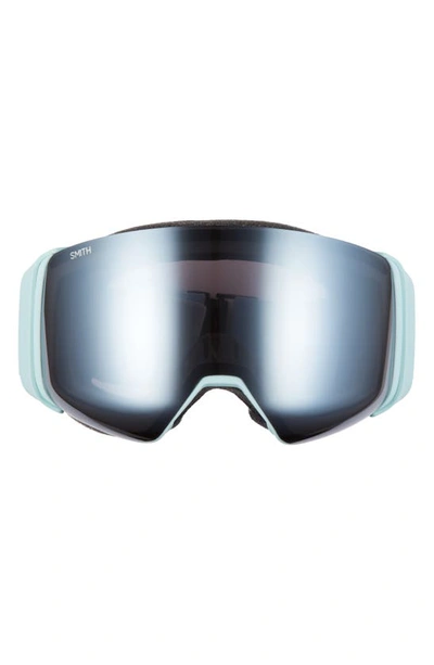 Shop Smith 4d Mag 203mm Snow Goggles In Polar Blue/ Sun Platinum