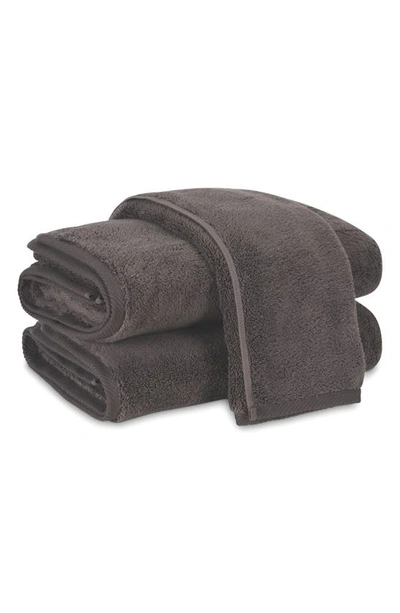 Shop Matouk Milagro Cotton Bath Towel In Charcoal