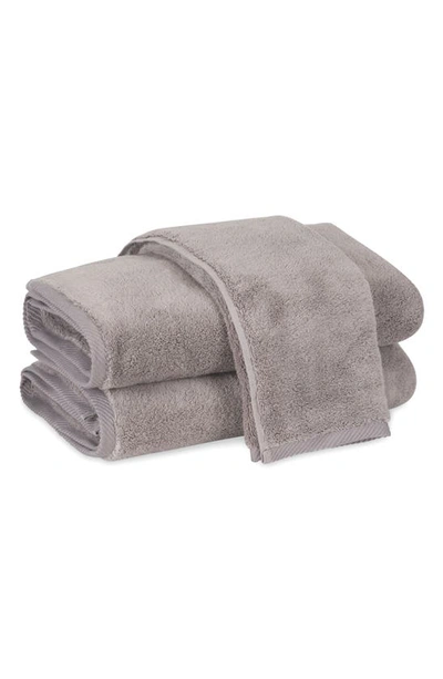 Shop Matouk Milagro Cotton Bath Towel In Platinum