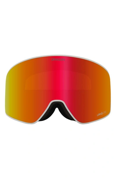 Shop Dragon Pxv2 62mm Snow Goggles With Bonus Lens In Corduroy/ Red Ion/ Rose