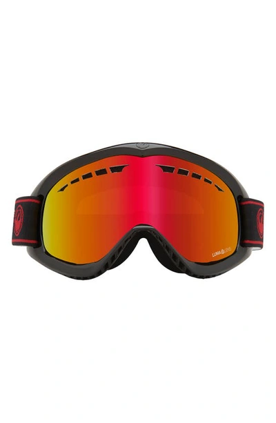 Shop Dragon Dx Base Ion 57mm Snow Goggles In Infrared/ Red Ion