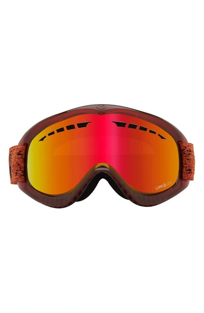 Shop Dragon Dx Base Ion 57mm Snow Goggles In Light Fire/ Red Ion
