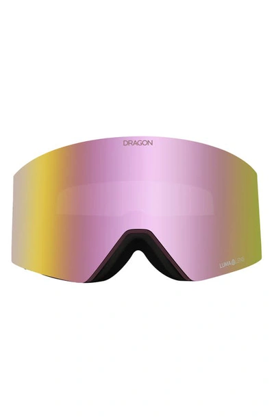 Shop Dragon Rvx Otg 76mm Snow Goggles With Bonus Lens In Shred Together/ Pink Ion