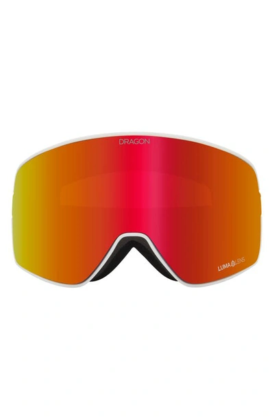 Shop Dragon Nfx2 60mm Snow Goggles With Bonus Lens In The Calm/ Red Ion/ Rose