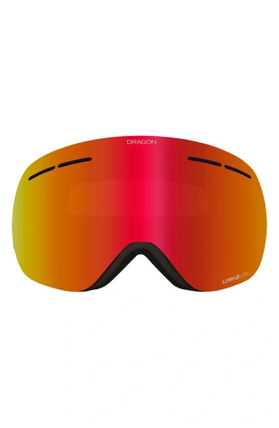 Shop Dragon X1s 70mm Snow Goggles With Bonus Lens In Split/ Red Ion/ Light Rose