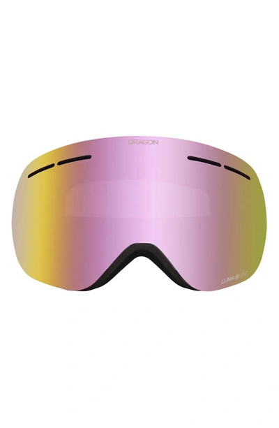 Shop Dragon X1s 70mm Snow Goggles With Bonus Lens In Cool Grey/ Pink Ion/ Dark