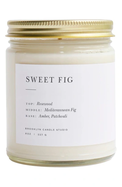 Shop Brooklyn Candle Minimalist Collection In Sweet Fig