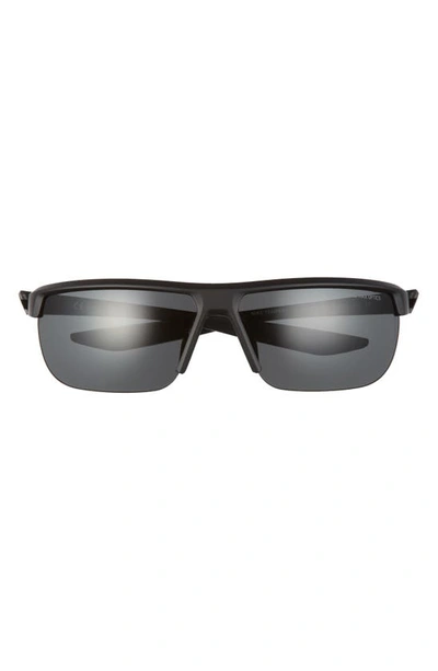 Shop Nike Kids' 67mm Tempest Sunglasses In Matte Black/ Cool Grey