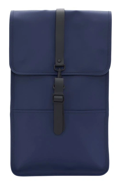 Shop Rains Waterproof Backpack In Blue