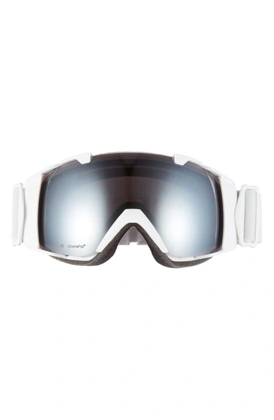 Shop Smith Sport I/o 182mm Snow Goggles In White Vapor/ Sun Platinum