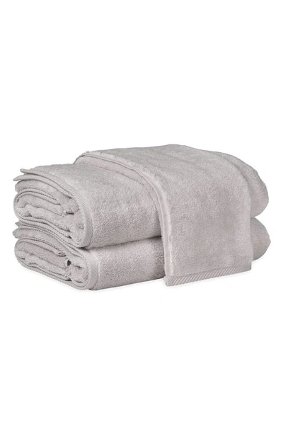 Shop Matouk Milagro Cotton Bath Towel In Sterling
